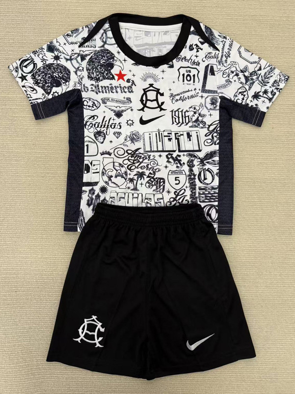 24-25 Club America Beige Kids Training