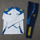 25-26 Boca Juniors Grey Half Pull Tracksuit (半拉链)