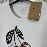 T273 NK White High Quality Casual T-Shirt #苹果