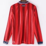 1998 England Away Retro Long Sleeve Soccer Jersey (长袖)