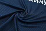25-26 PSG Royal blue Half Pull Tracksuit (半拉链)