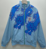 24-25 England Blue & Green Double Sided Windbreaker (双面风衣)