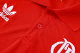 25-26 Flamengo Red Polo Tracksuit #C2517