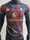 25-26 Man Utd Red Black Player Version Training shirts (蛇纹)