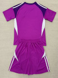 25-26 Aberdeen Purple Goalkeeper Kids Soccer Jersey