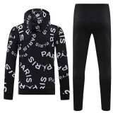 25-26 PSG Black Hoodie Tracksuit (卫衣套装)
