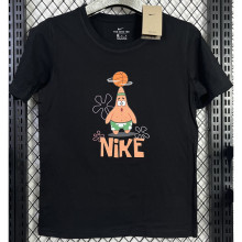 T128 Black High Quality Casual T-Shirt *派大星