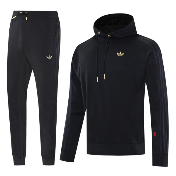 2025 AD Black Commemorative Edition Hoodie Tracksuit (卫衣套装)