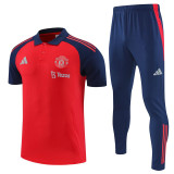 25-26  Man Utd Red Polo Tracksuit
