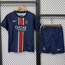 24-25 PSG Home（Have One Stars) Kids Soccer Jersey 前带星