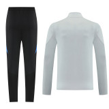 2025 AD Grey Half Pull Tracksuit #AB08 (半拉链)