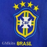 1998 Brazil Away Long Sleeve Retro Soccer Jersey (长袖)