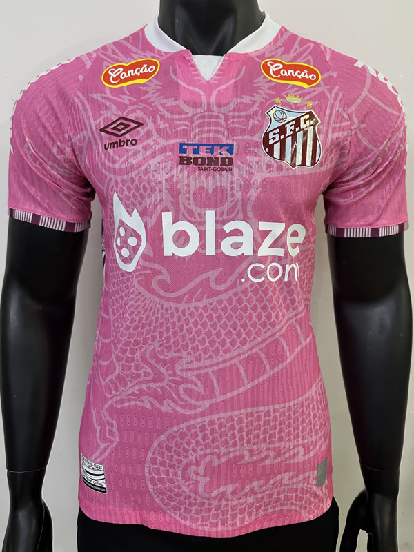 24-25 Santos FC Pink Special Edition Player Version Training Shirts