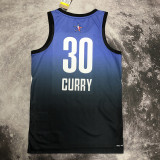 2023 ALL STAR CURRY #30 Blue Top Quality Hot Pressing NBA Jersey (全明星)