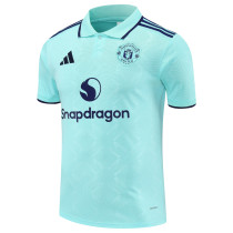 25-26 Man Utd Light blue Polo Short Sleeve