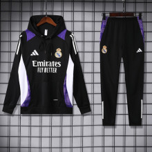 24-25 RMA Black Hoodie Tracksuit (卫衣套装)