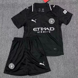 25-26 Man City Away Kids Soccer Jersey