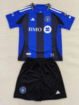 25-26 Montreal CF Home Kids Soccer Jersey (带章)