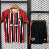 25-26 Sao Paulo Away Kids Soccer Jersey