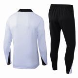 25-26 Corinthians White Half Pull Tracksuit (半拉链)