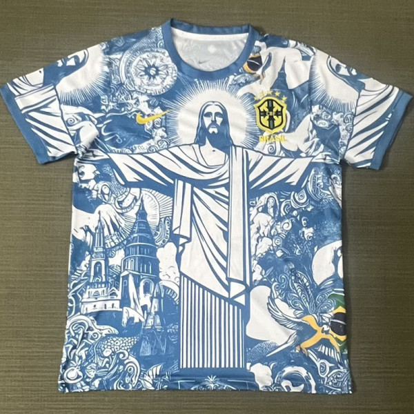 25-26 Brazil Blue Special Edition Fans Soccer Jersey