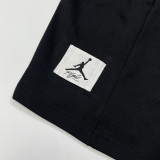 M001 Jordan Black Pure Cotton Fabric Casual Short Pants *黑标