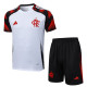 25-26 Flamengo White Training Short Suit #D2564