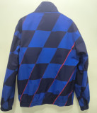 24-25 Croatia Lake blue & Blue Double Sided Windbreaker (双面风衣)