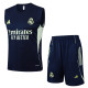 25-26 RMA Royal blue Tank top and shorts suit #D2562