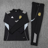 25-26 Argentina Black Half Pull Tracksuit (半拉链)
