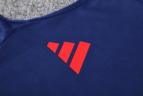 24-25 Flamengo Royal blue Tank top and shorts suit