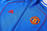 25-26 Man Utd Fancy blue Jacket Tracksuit #03
