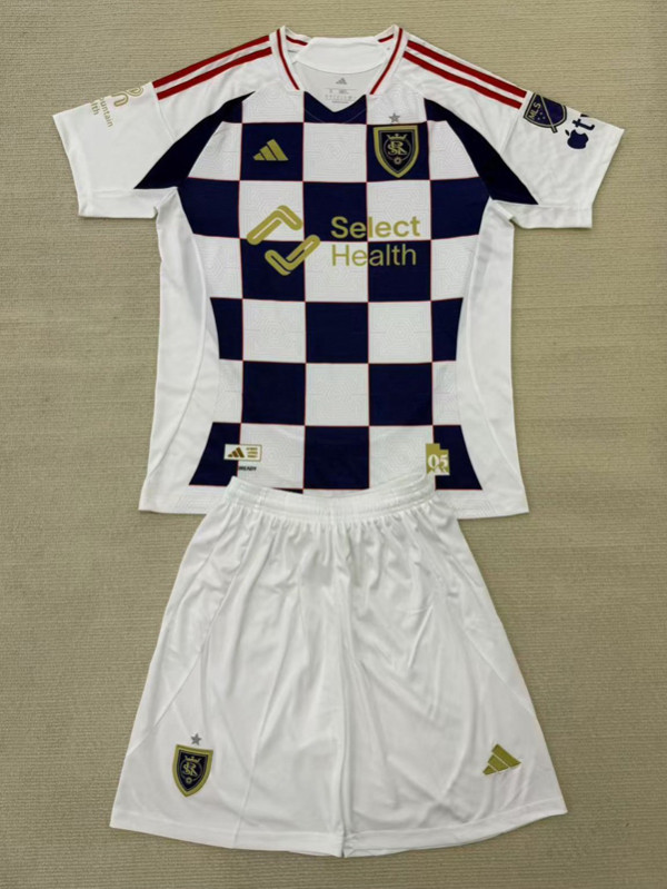 25-26 Real Salt Lake Away Kids Soccer Jersey (带章)