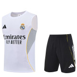 25-26 RMA White Tank top and shorts suit