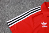25-26 Flamengo Red Polo Tracksuit #C2517