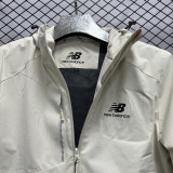 2024 NB Velvet Thickened warm Beige Outdoor Jackets #F8加绒冲锋衣