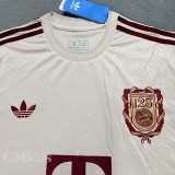 24-25 Bayern Apricot 125th Anniversary Fans Soccer Jersey (杏色)