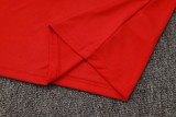 25-26 Man Utd Red Tank top and shorts suit #D2541