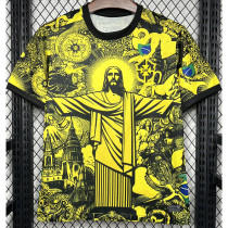 24-25 Brazil Yellow Special Edition Fans Soccer Jersey (耶稣黄色)