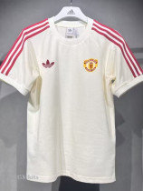 24-25 Man Utd Beige Training shirts (High Quality)