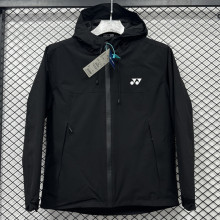 2024 Yonex Cotton Thickened warm Black Outdoor Jackets #A804加棉冲锋衣