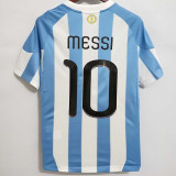 2010 Argentina Home Retro Soccer Jersey