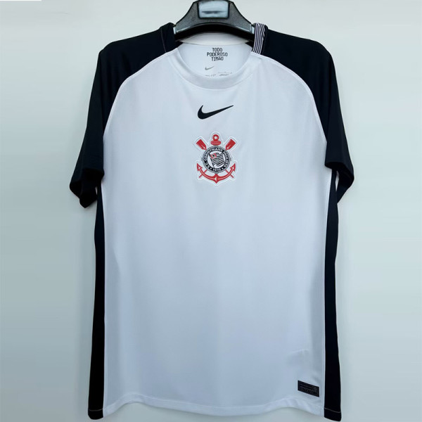 25-26 Corinthians Home 1:1 Fans Soccer Jersey
