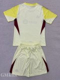 25-26 Los Angeles Light Yellow GoalKeeper Kids Soccer Jersey