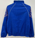2025 Japan Anime Edition Blue & White Double Sided Windbreaker (双面风衣)