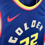 24-25 WARRIORS WIGGINS #22 Royal blue City Edition Top Quality Hot Pressing NBA Jersey