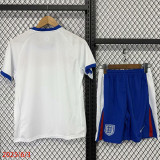 25-26 England Home Kids Soccer Jersey