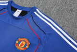 25-26 Man Utd Fancy blue Training Short Suit