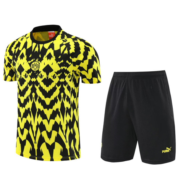 25-26 Dortmund Yellow Black Training Short Suit