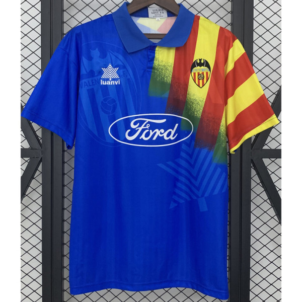 1995-1996 Valencia Away Retro Soccer Jersey